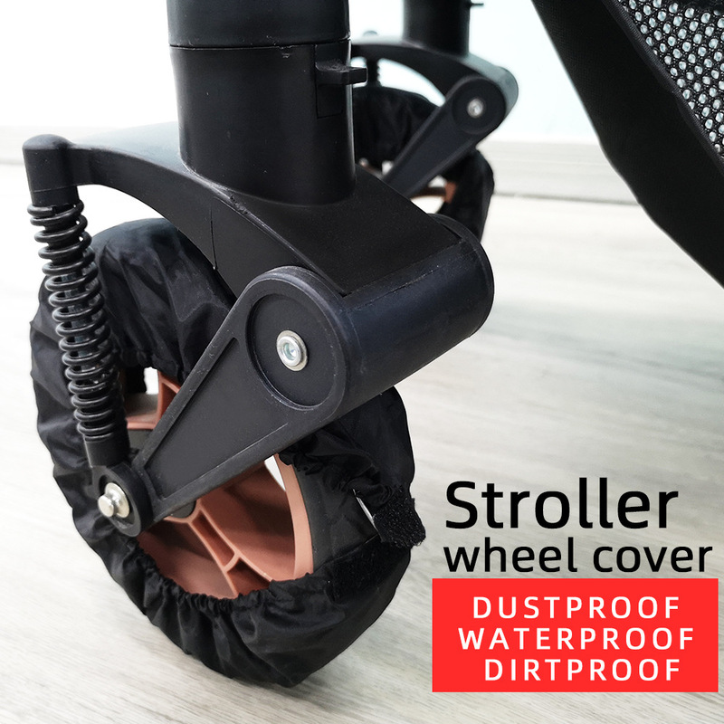 The enlarged version of the baby stroller umbrella car is dirt-proof, dust-proof and waterproof. The wheel sleeve can also roll when it is covered.