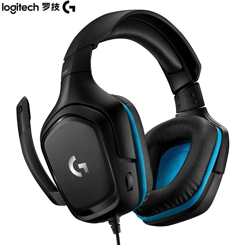Suitable for Logitech G431 7.1 Surround Sound Gaming Headset Microphone, Computer E-Sports Headset Suitable for Logitech G431 7.1 Surround Sound Gaming Headset Microphone, Computer E-Sports Headset