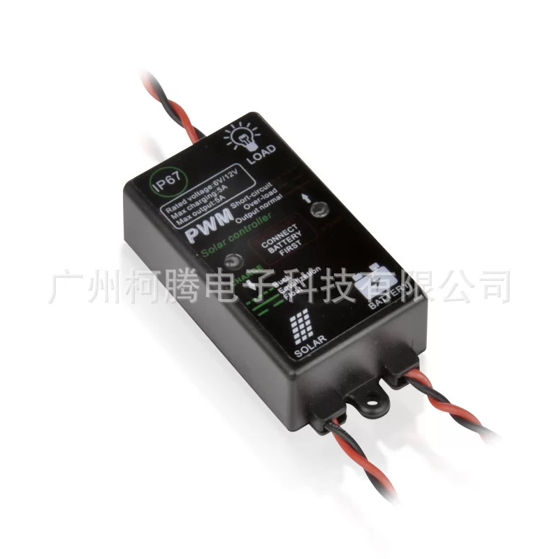 Солнечный контроллер 12V 3A с фотоэлементом для мониторинга оборудования, модель SC1203