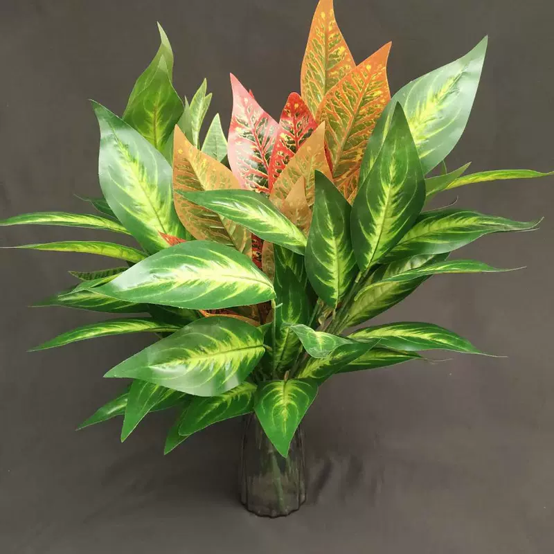 北欧ins仿真绿植26叶树 家居橱窗落地装饰仿真植物 绿植摆件批发