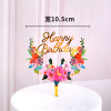 Brand acrylic decorations, flowered, factory direct supply