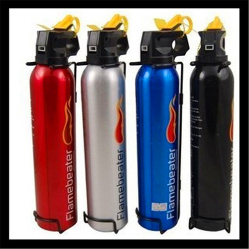 Car fire extinguisher Flame car fire extinguisher Mini dry powder fire extinguisher for car 500G with iron bracket