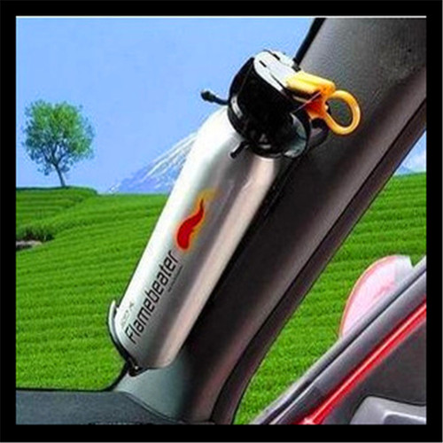 Car fire extinguisher Flame car fire extinguisher Mini dry powder fire extinguisher for car 500G with iron bracket