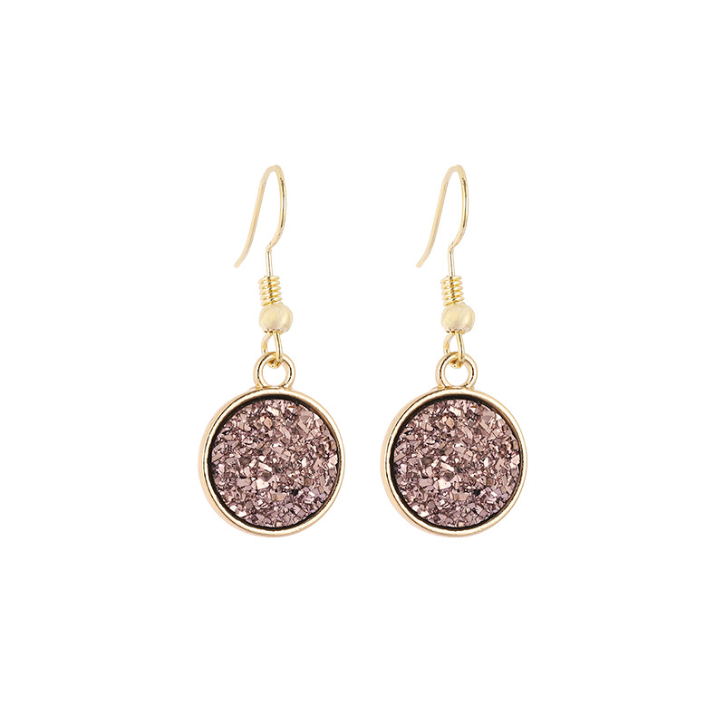 Pendientes europeos y americanos de cristal de resina estrellada pendientes de cristal de racimo pendientes Amazon en stock pendientes de traje