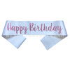 Birthday party shoulder strap pink golden green onion letter birthday happy Happy Birthday welcome etiquette belt