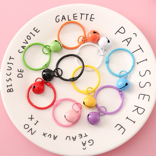 Color Key Ring Key Accessories Metal Keychain Car Key Gift Pendant DIY Jewelry Accessories Wholesale