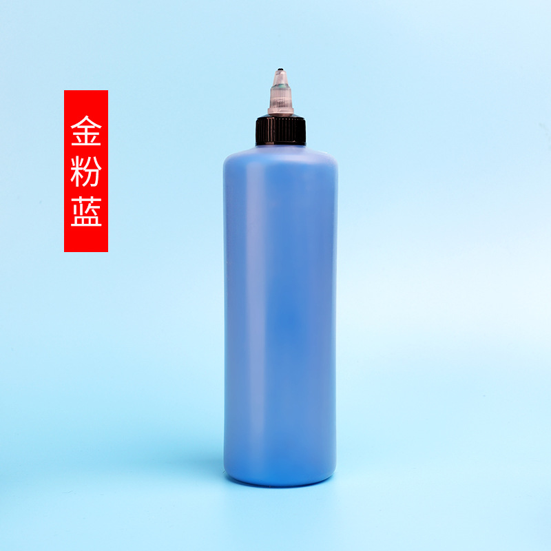 Emas merah muda biru