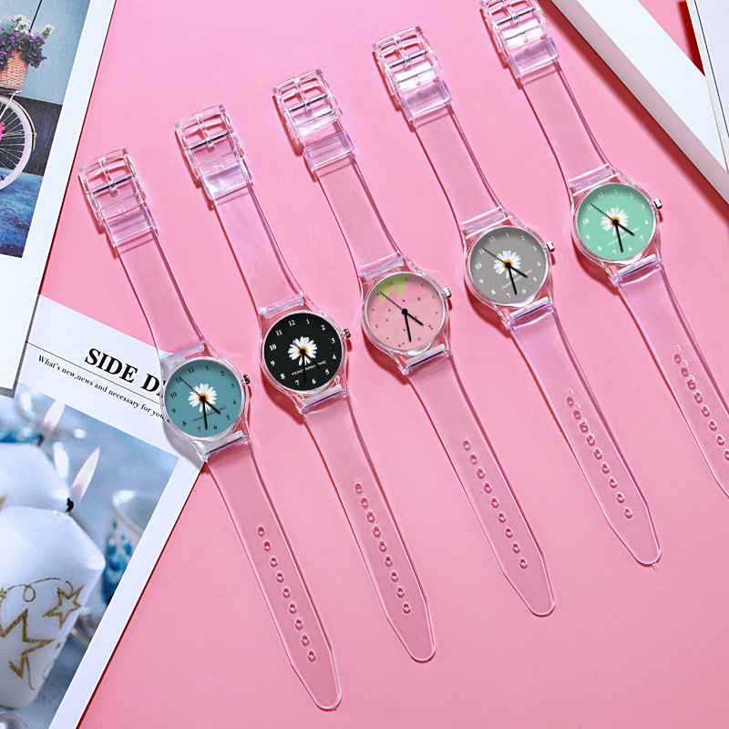 Transparent sports watch student quartz watch outdoor men's and women's student Korean fashion watch in style simple wrist watch Transparent sports watch student quartz watch outdoor men's and women's student Korean fashion watch in style simple wrist watch
