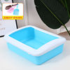 Cat sand pot deodorant anti -splashed cat shit basin semi -closed cat toilet cat products large small cat litter basin