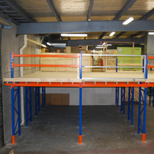 厂家上门设计阁楼货架钢平台 新能源仓库平台钢结构平台中型阁楼