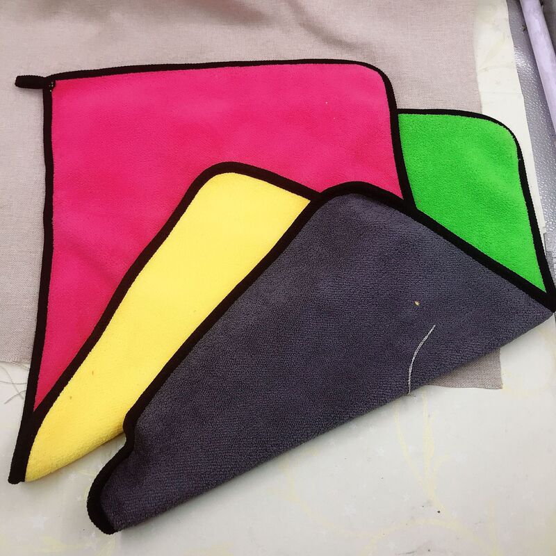 Hanging towel 30*40 double color coral fleece towel hanging towel kitchen towel two yuan store department store supply Hanging towel 30*40 double color coral fleece towel hanging towel kitchen towel two yuan store department store supply