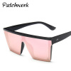 Brand trend glasses solar-powered, retro sunglasses, European style, internet celebrity, suitable for import