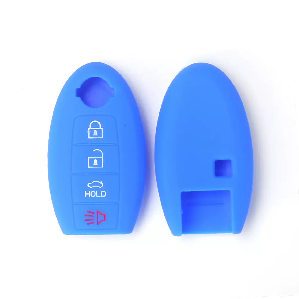 工厂货源现货批发适用日产4键英菲尼迪Q50LQ60汽车遥控硅胶钥匙套