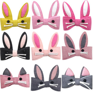 Little mouse girl rubber band bow hairpin girl hair rope baby hair accessories second child children headdress foreign trade supply