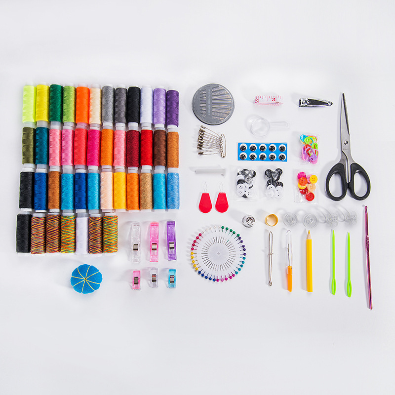 Caja de costura transfronteriza de fábrica 230 piezas traje de costura bordado herramientas Costura costura a mano kit de costura bolsa de costura traje