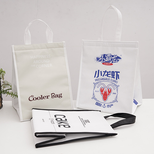 覆膜无纺布保温袋定制铝箔魔术贴奶茶外卖蛋糕加厚手提保温袋定做