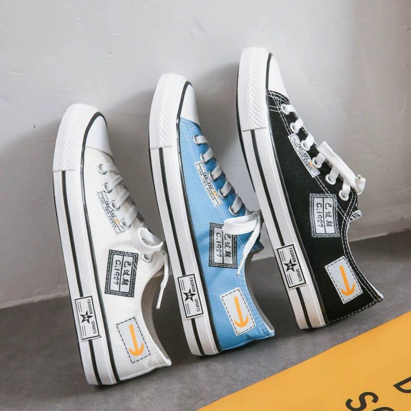 Парусиновая обувь, мужские модные Универсальные повседневные кроссовки с низким вырезом в Корейском стиле, мужская летняя дышащая Тканевая обувь, Студенческая обувь, модная мужская обувь