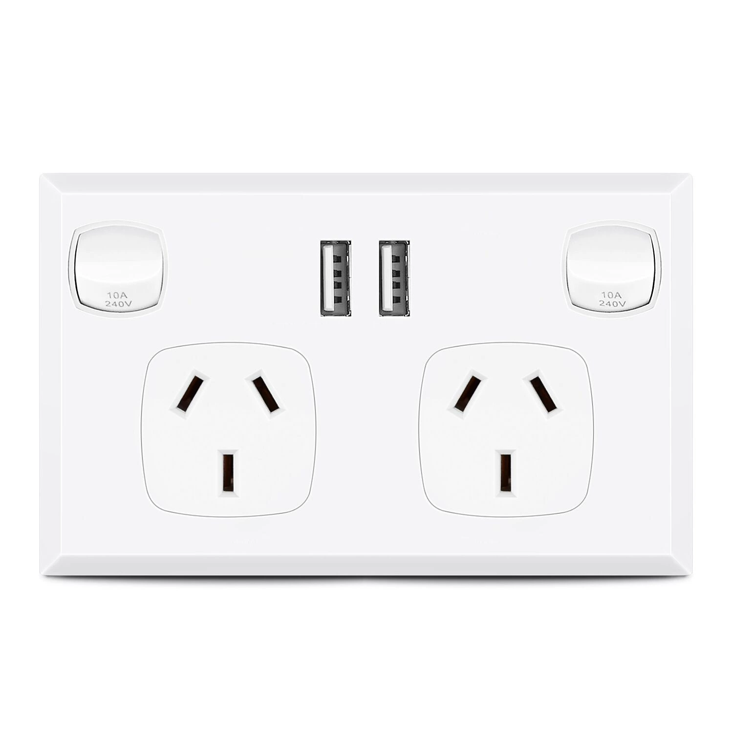 3,6A панель розеток USB двойной USB на тумбочке у кровати 118, настенная розетка SAA сертификация