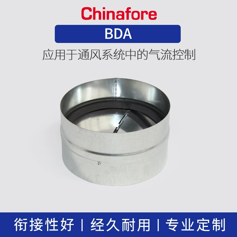 Lifo/Li Feng Factory Выпускная вентиляционная труба Обратный клапан с круглым уплотнением Оцинкованный обратный клапан воздуховода