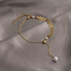 Brand advanced bracelet from pearl, jewelry, Japanese and Korean, light luxury style, high-quality style, Birthday gift, wholesale