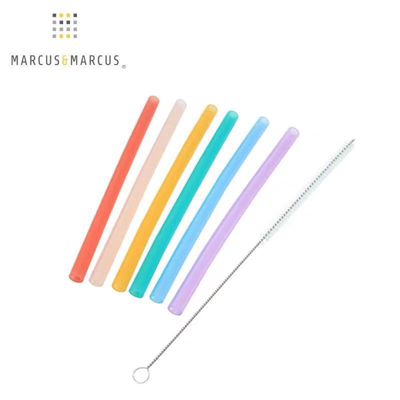 加拿大marcus硅胶吸管宝宝喝水软吸管配件儿童大口径粗