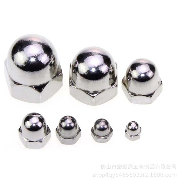 Stainless steel 304 hexagonal cover nut cap ball head integrated…