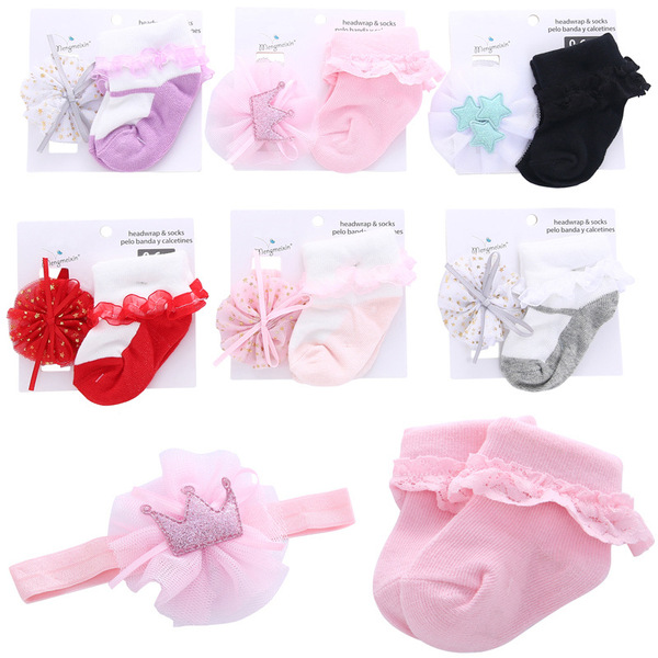 Children's cute socks with bow
