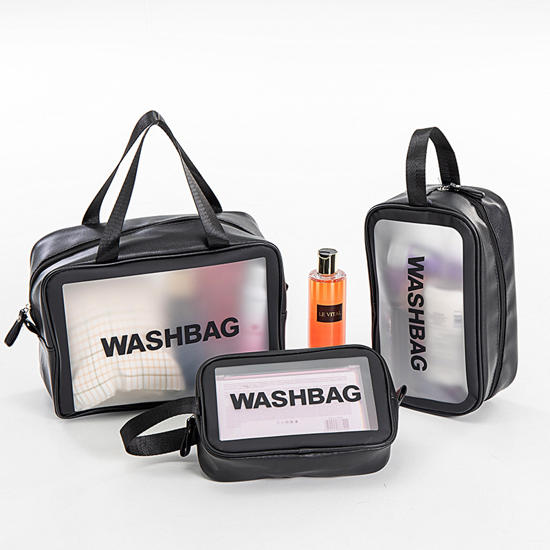 Foreign Trade Hot Model Internet Celebrity Washbag Cosmetic Bag Customized Logo Transparent Pvc Cosmetic Bag Travel Toiletry Cosmetic Bag Foreign Trade Hot Model Internet Celebrity Washbag Cosmetic Bag Customized Logo Transparent Pvc Cosmetic Bag Travel Toiletry Cosmetic Bag