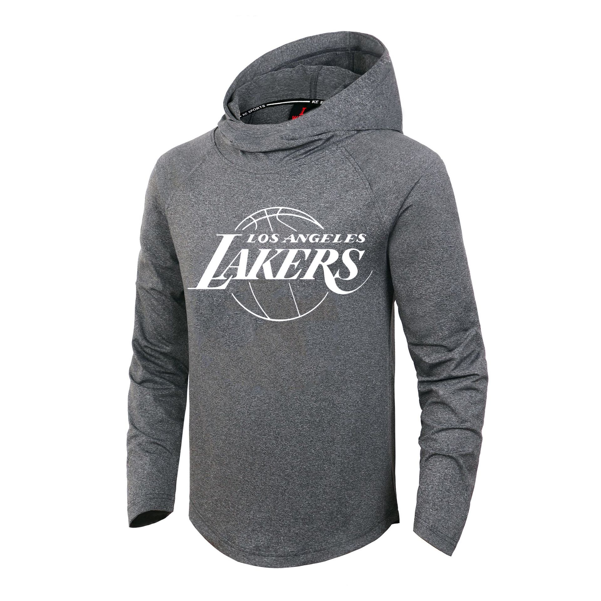 Spring and Autumn Sports Basketball Function Quick Dry Elastic Shipping Long Sleeve Sweatshirt Top Jacket for Men