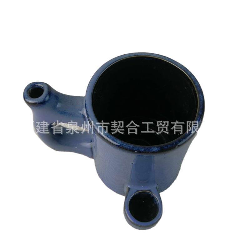 Taza de fumar cerámica personalizada pipa tabaco taza logo patrón hookah café multifuncional agua personalización