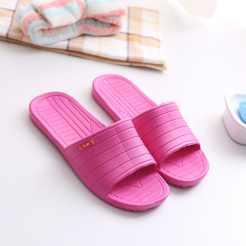 Yibang zapatillas Four Seasons zapatos de interior del hogar los hombres verano las mujeres baño Hotel suela espuma EVA