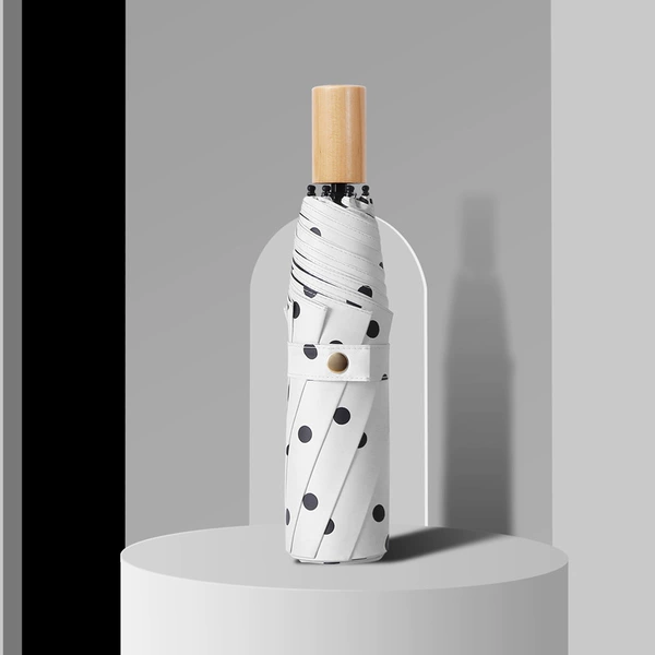 Drive the small wooden handle dot and vinyl white