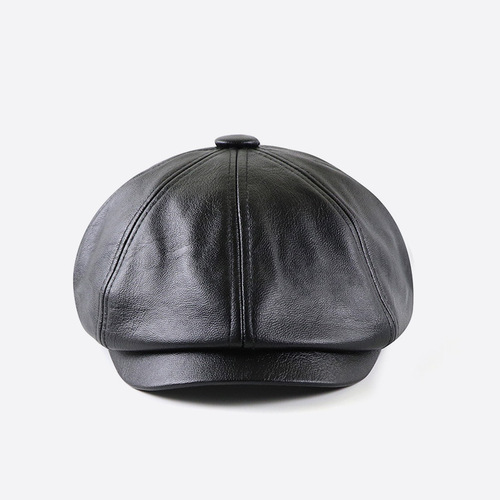 English Style Winter Outdoor Warm Flat Cap for Men Retro Painter Beret 