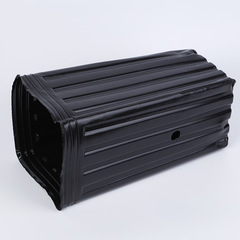 供應臍橙杯 柑橘杯 細長形方底加厚加高黑色營養缽 營養杯育苗