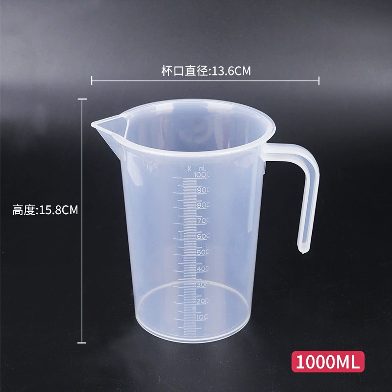 Measuring cup scaled, plastic measuring cylinder, 1000 ml, 5000 ml