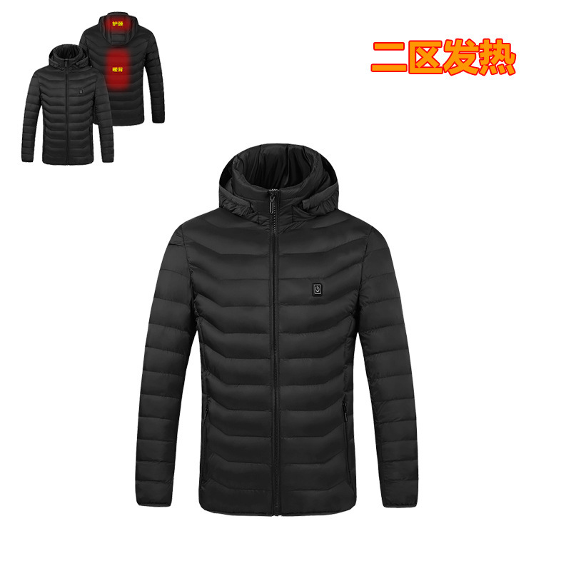 La temperatura constante de la pareja de la ropa de calefacción inteligente transfronteriza del Distrito 8 USB eléctrico abajo ropa acolchada de algodón calefacción fábrica de ropa acolchada de algodón al por mayor