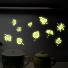 新款 【廠家批發】 夜光牆貼  葉子 樹葉 夜光貼 熒光貼Y0035