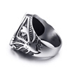 Retro ring suitable for men and women stainless steel, hair accessory, European style, wholesale