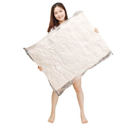 Transparent vacuum compression bag storage bag Vacuum storage bag quilt bag vacuum bag clothing two-color zipper