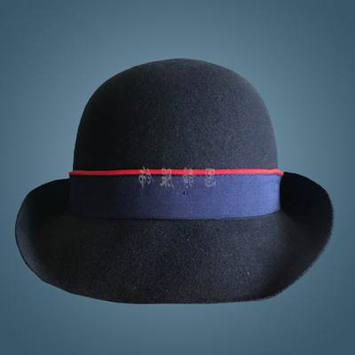 Woolen lady England Topper Crew Stewardess Security staff Trilby uniform stage show Occupation Crimp cap