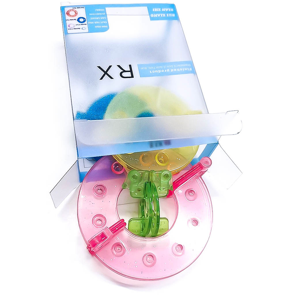 Herramientas de trenzado transparentes ABS plástico bola de fabricación de un conjunto de 4 especificaciones