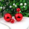 Fashionable double-sided earrings, universal jewelry from pearl, Korean style, city style