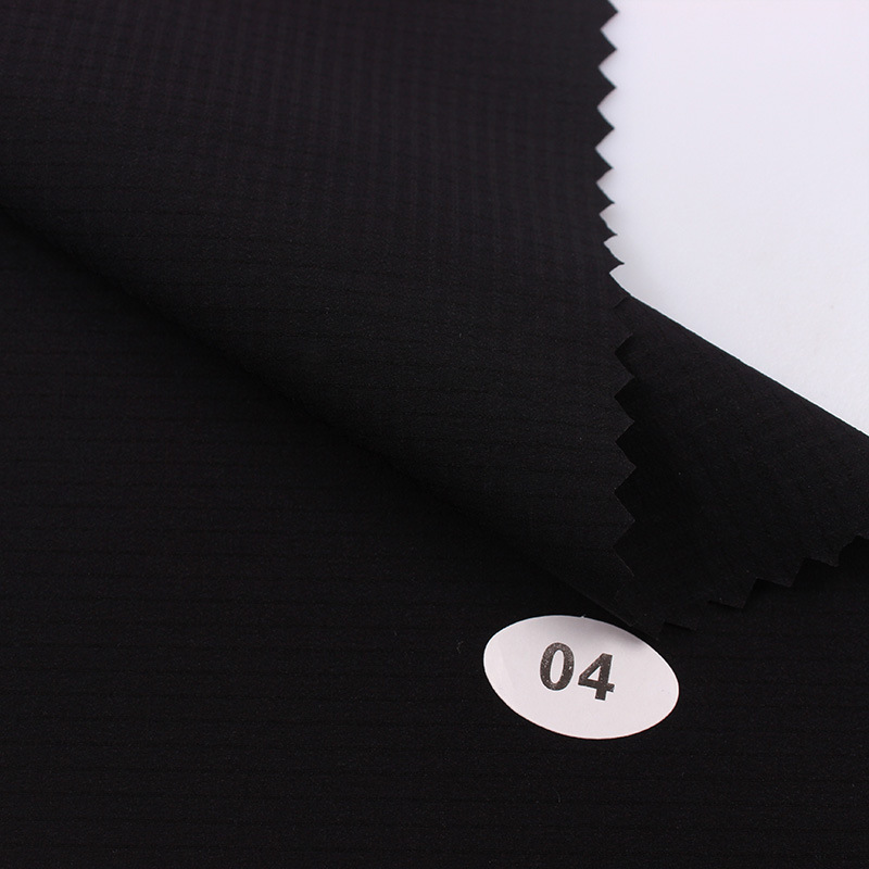 厂家20D锦纶格子四面弹轻薄时尚男女羽绒服面料运动外套弹力布料