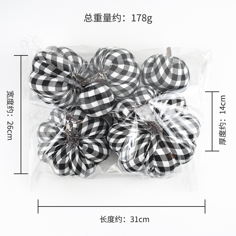 Modelo de calabaza de simulación accesorios de decoración de calabaza de Halloween vitrina vegetal fotografía educación temprana props