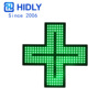 Wholesale pharmacy indoor outdoor outdoor green cross glowing signboard