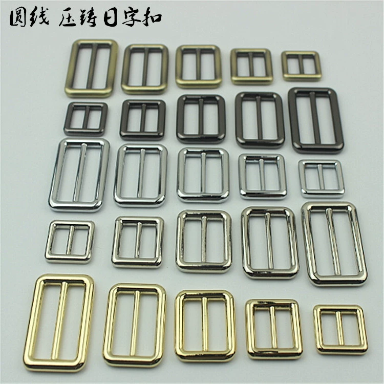 Легкое позолоченное покрытие 6 минут 1 дюйм 21 дюйм половина сумки Аппаратные аксессуары для литья под давлением сумка с пряжкой в виде сердца с регулируемой пряжкой Японская пряжка