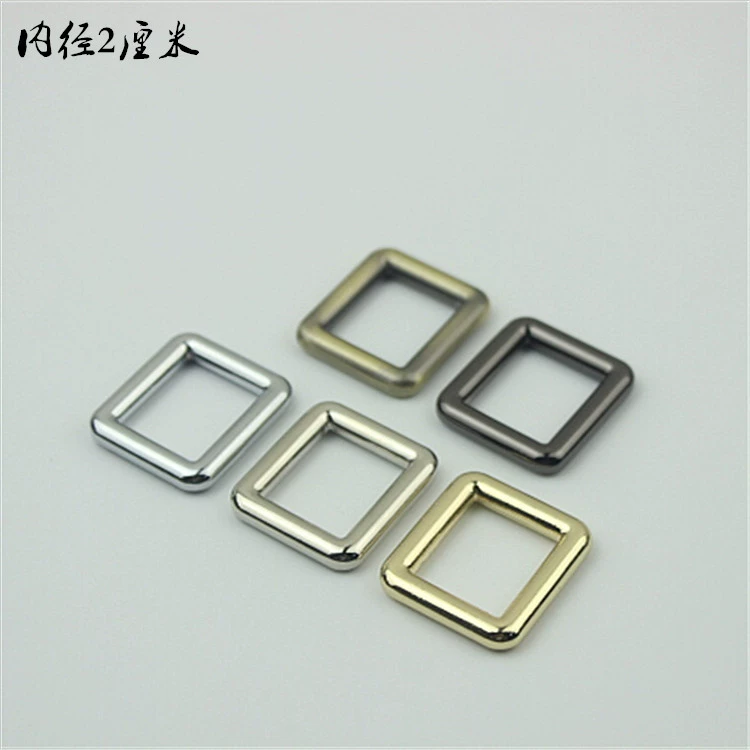 Сумка для багажа фурнитура Аксессуары плечевой ремень сумка с подвесным цинковым сплавом, литье под давлением квадратная пряжка для губ 6 минут 2 см