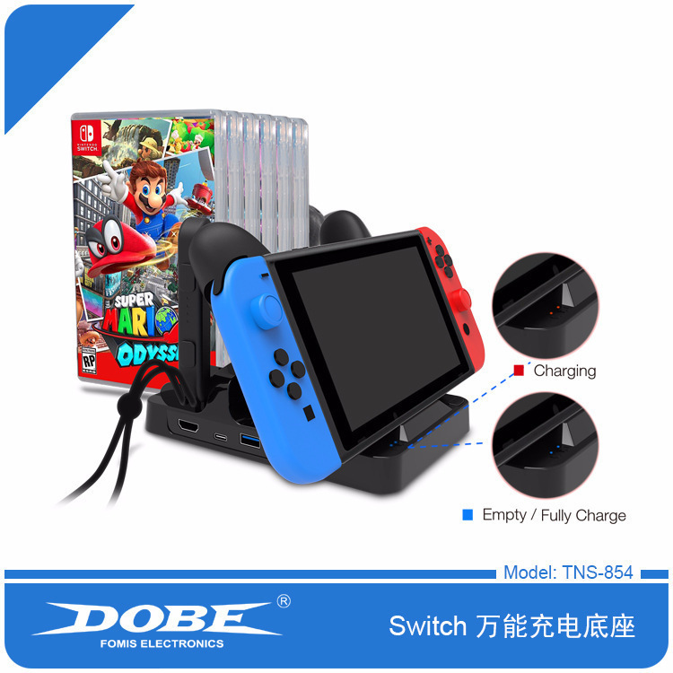 Switch full function charging base HDMI transmission switching handle charging DOBE products factory direct sale