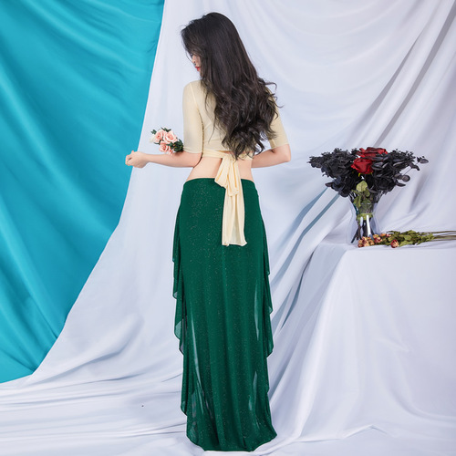 Dancer, belly dance costume for women, new suit, autumn group suit, long skirt, performance suit, practice suit 5553