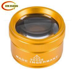 30x K9 optical glass jewelry antique diamond identification all metal high definition rich gold magnifying glass 30x36